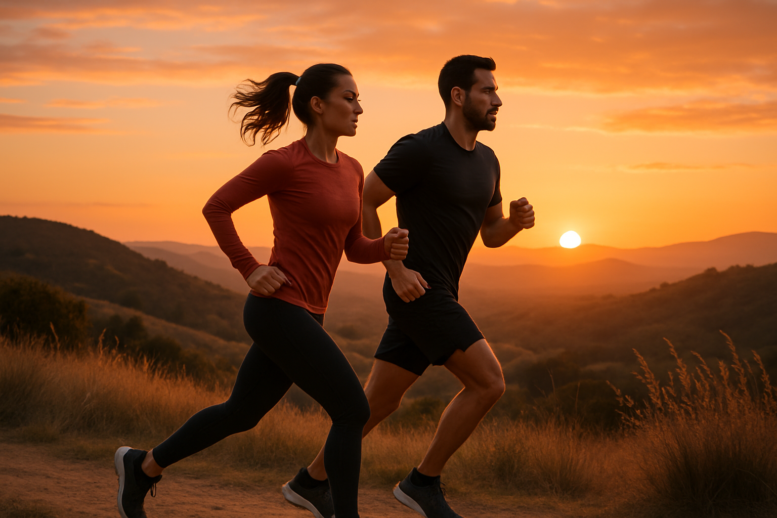 Running next to eachother